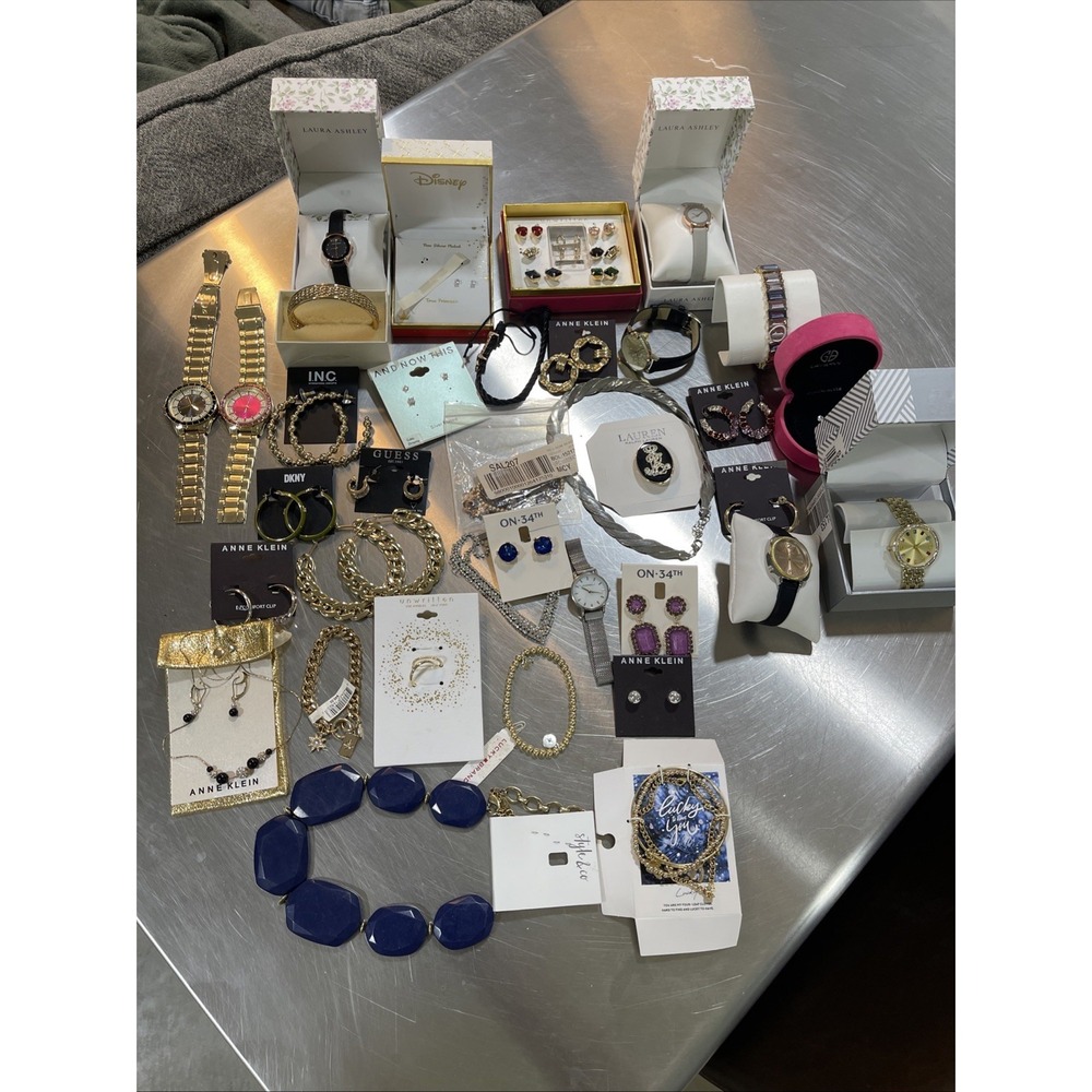Bulk Macy's JEWELRY/WATCH Returns Lot Reseller Inventory 35 Pieces